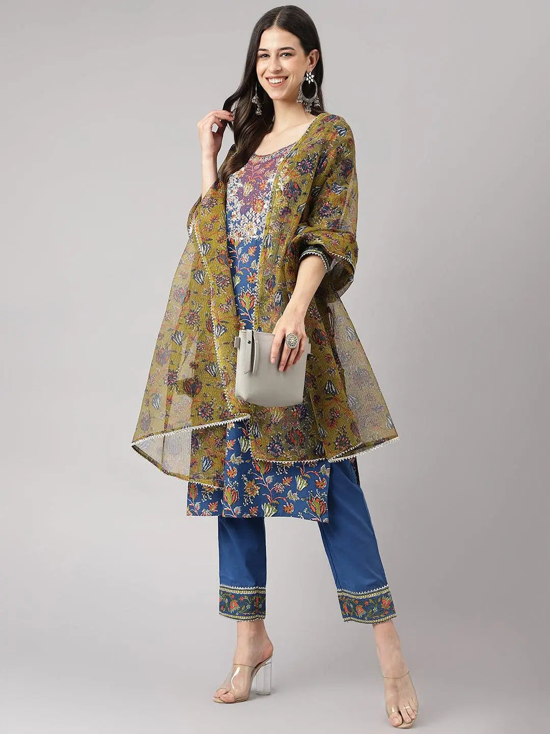 Kurta Pant Dupatta Set