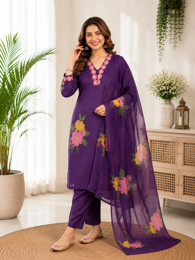 Kurta Pant Dupatta Set