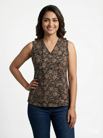 Kalamkari Short Kurti