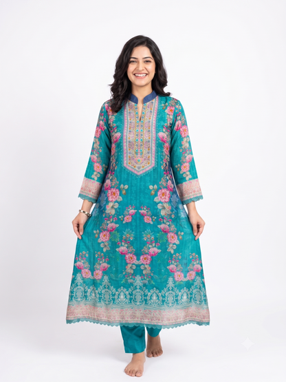 Festive Bloom Premium Crepe Set