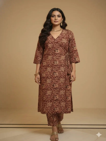 Kalamkari Kurta Pant Sets