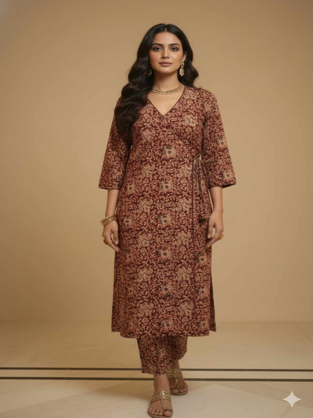 Kalamkari Kurta Pant Sets