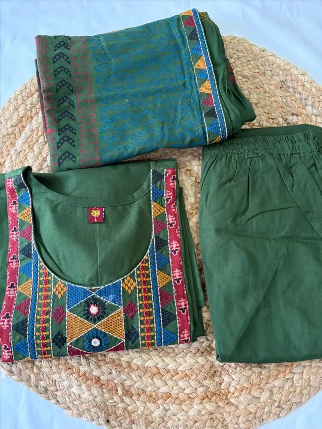 Kurta Pant Dupatta Set