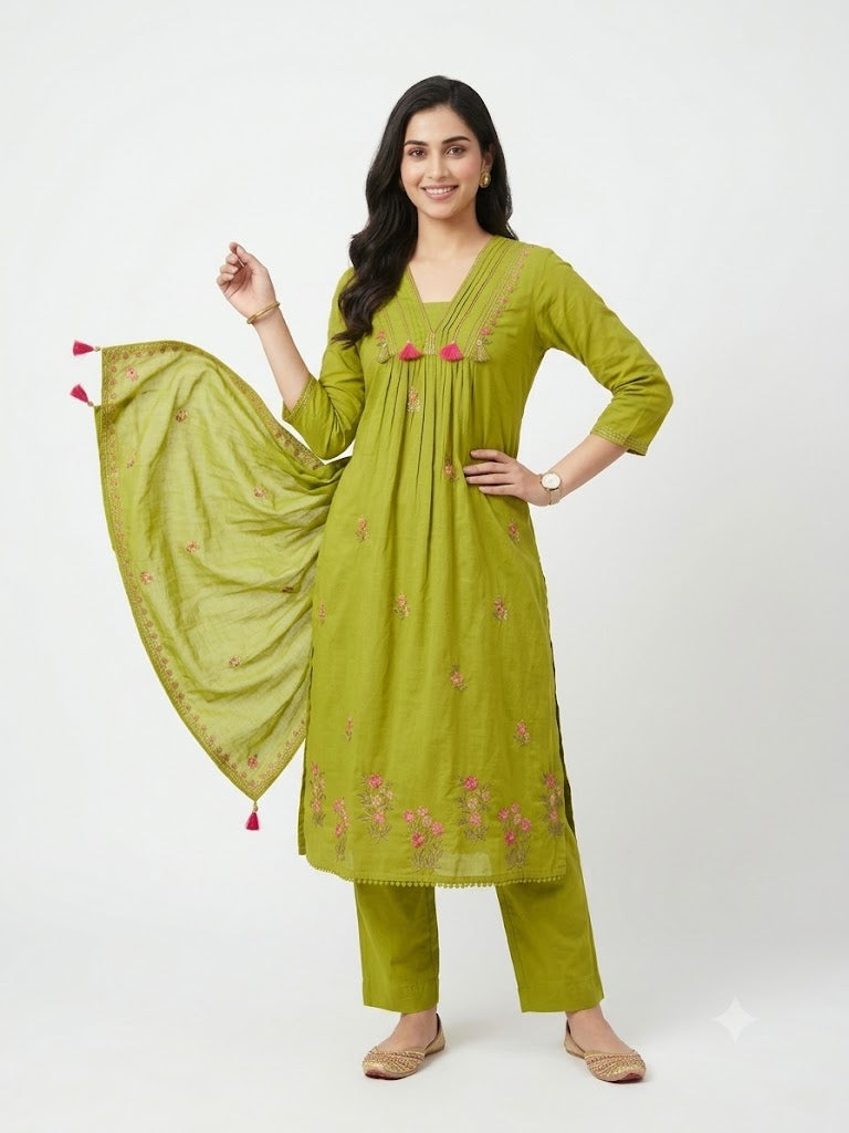 Pure Mul cotton suit set